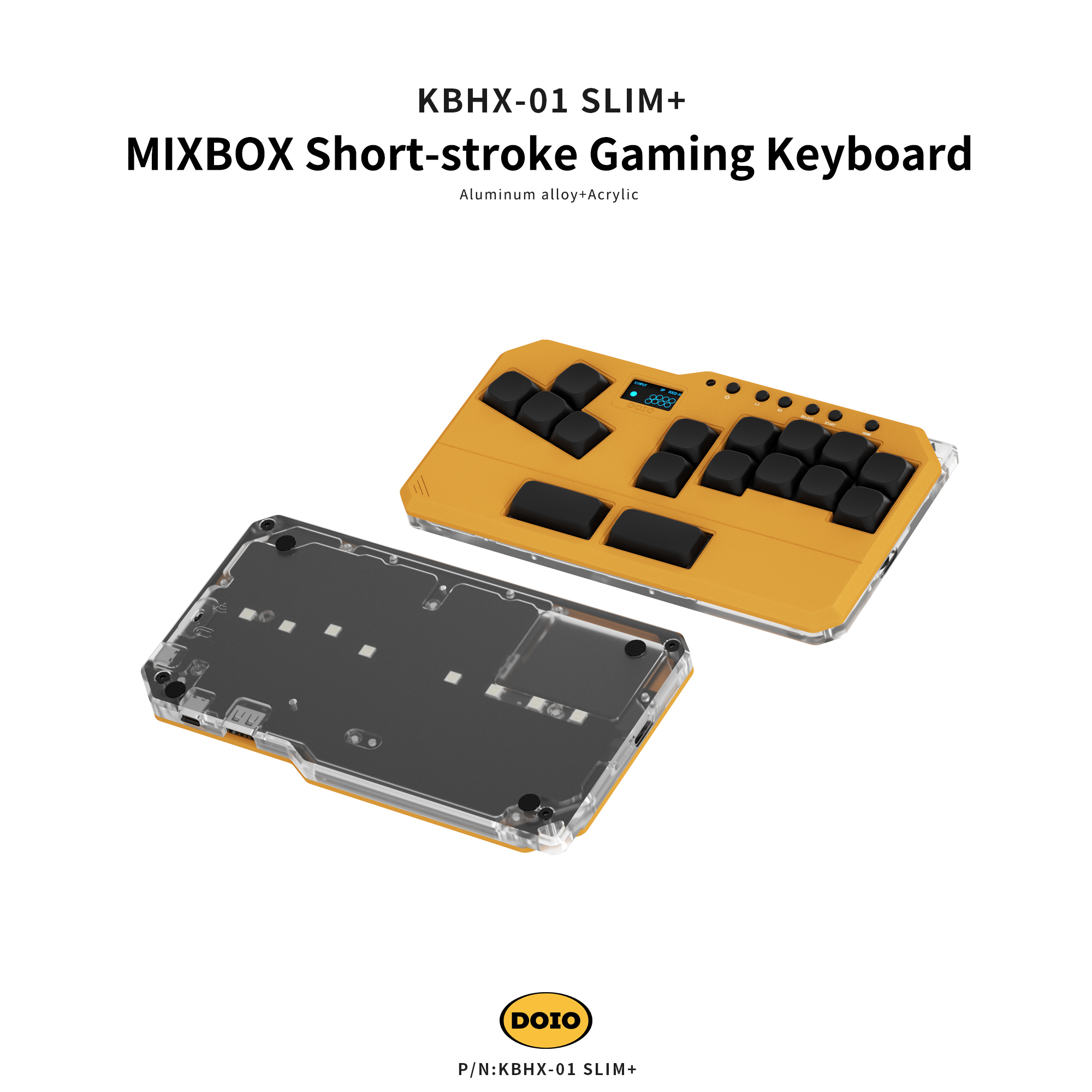 MIXBOX Short-stroke Gaming Keyboard KBHX-01 SLIM+