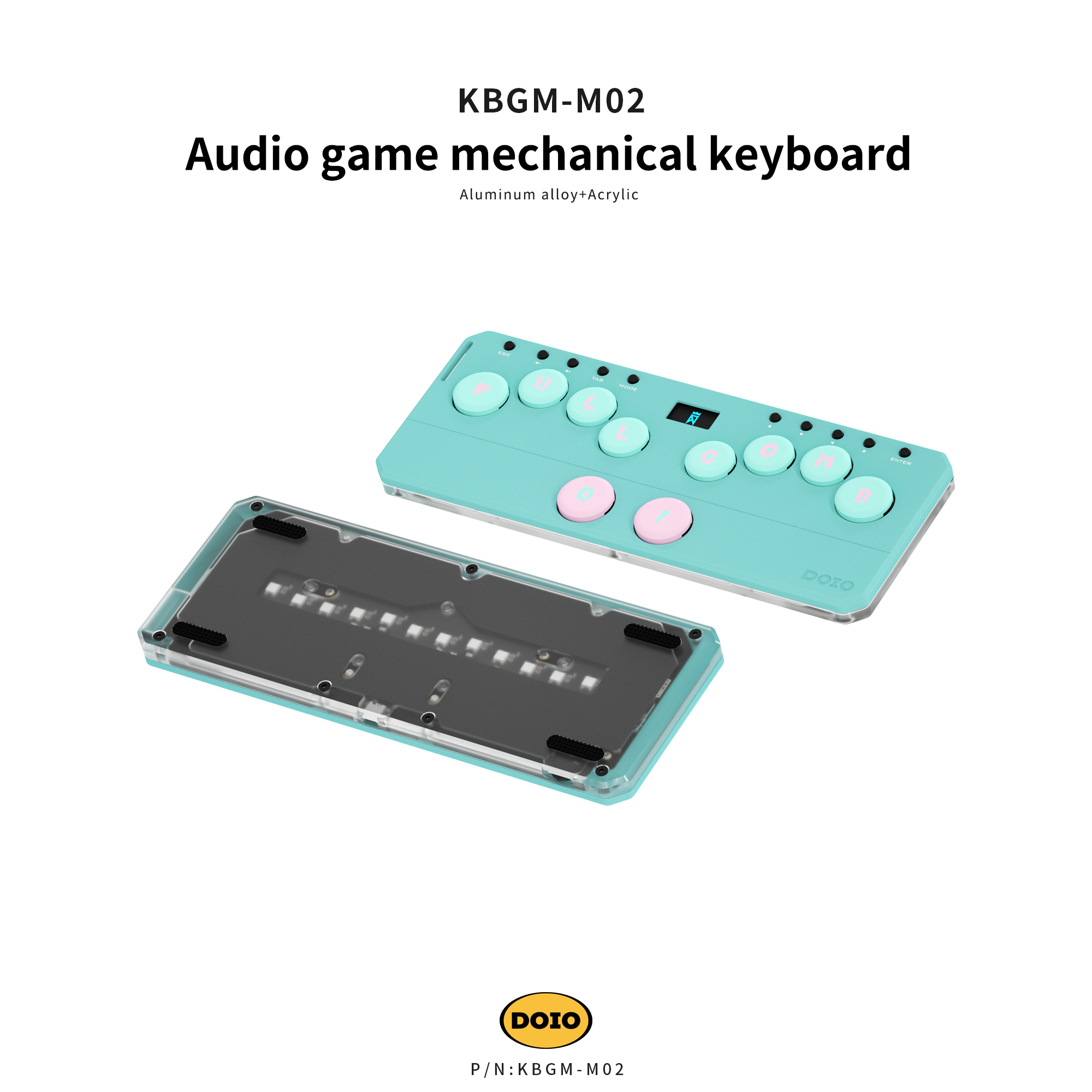 Audio Game Keyboard KBGM-M02