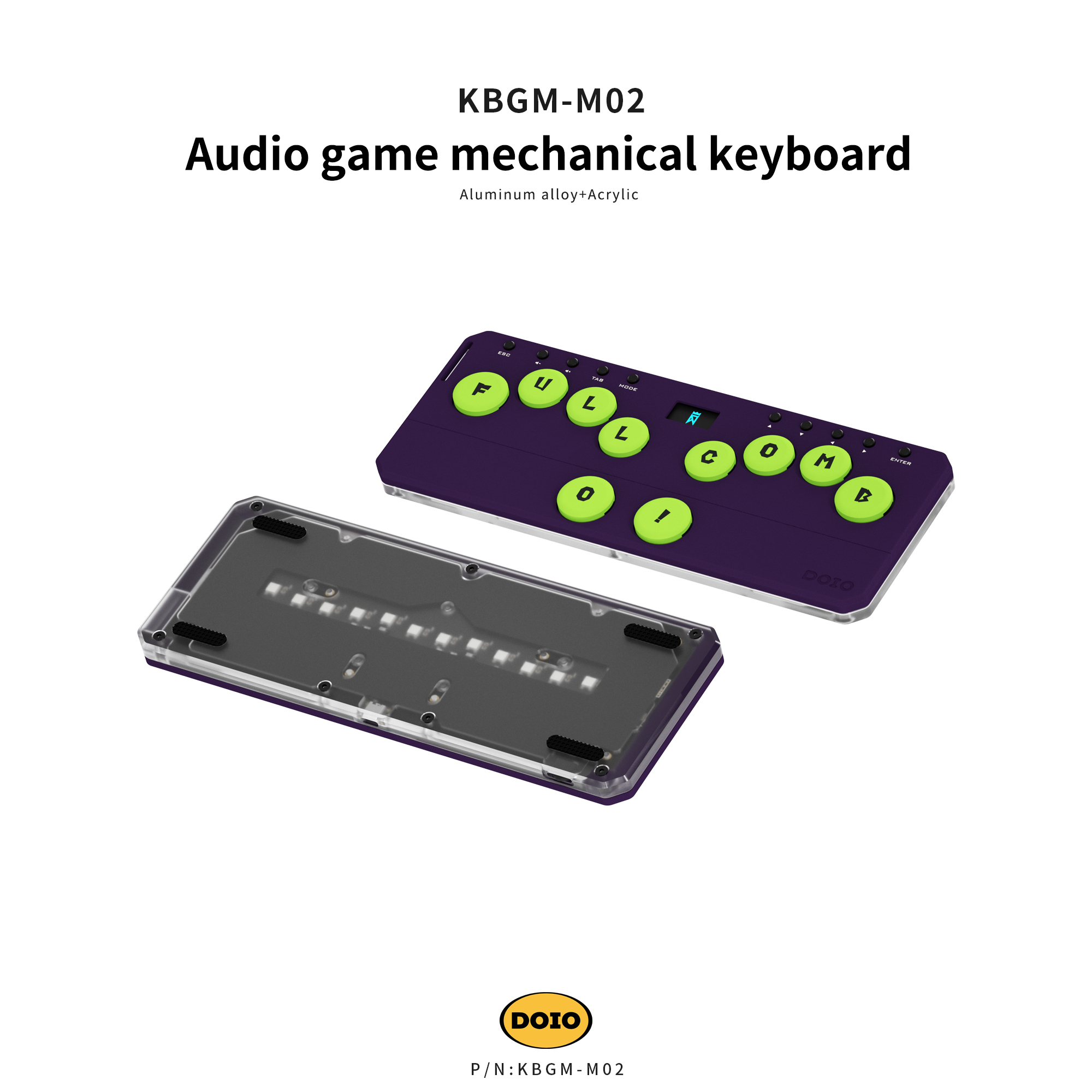 Audio Game Keyboard KBGM-M02