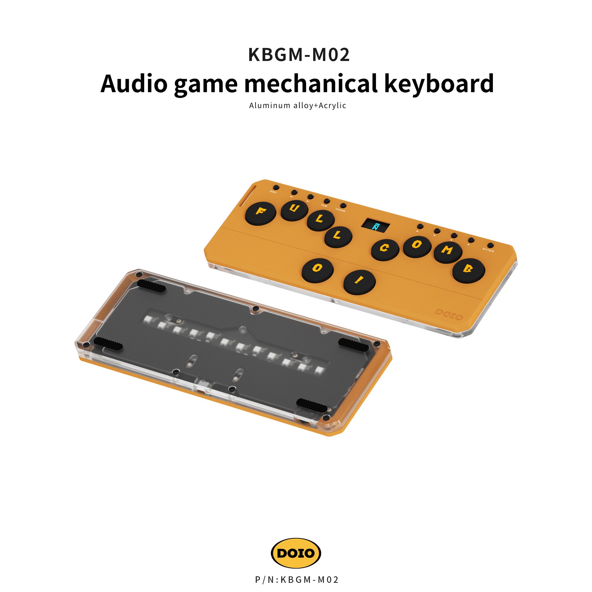 音ゲー用コントローラー DOIO KBGM-M02 音ゲー用コントローラー DOIO