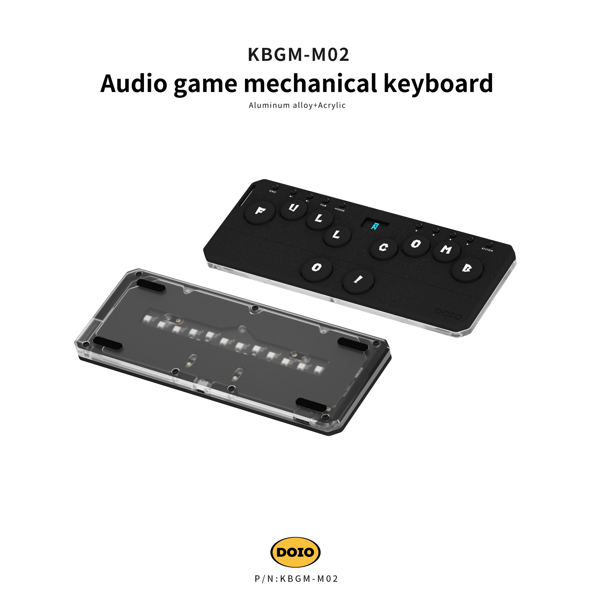 Audio Game Keyboard KBGM-M02