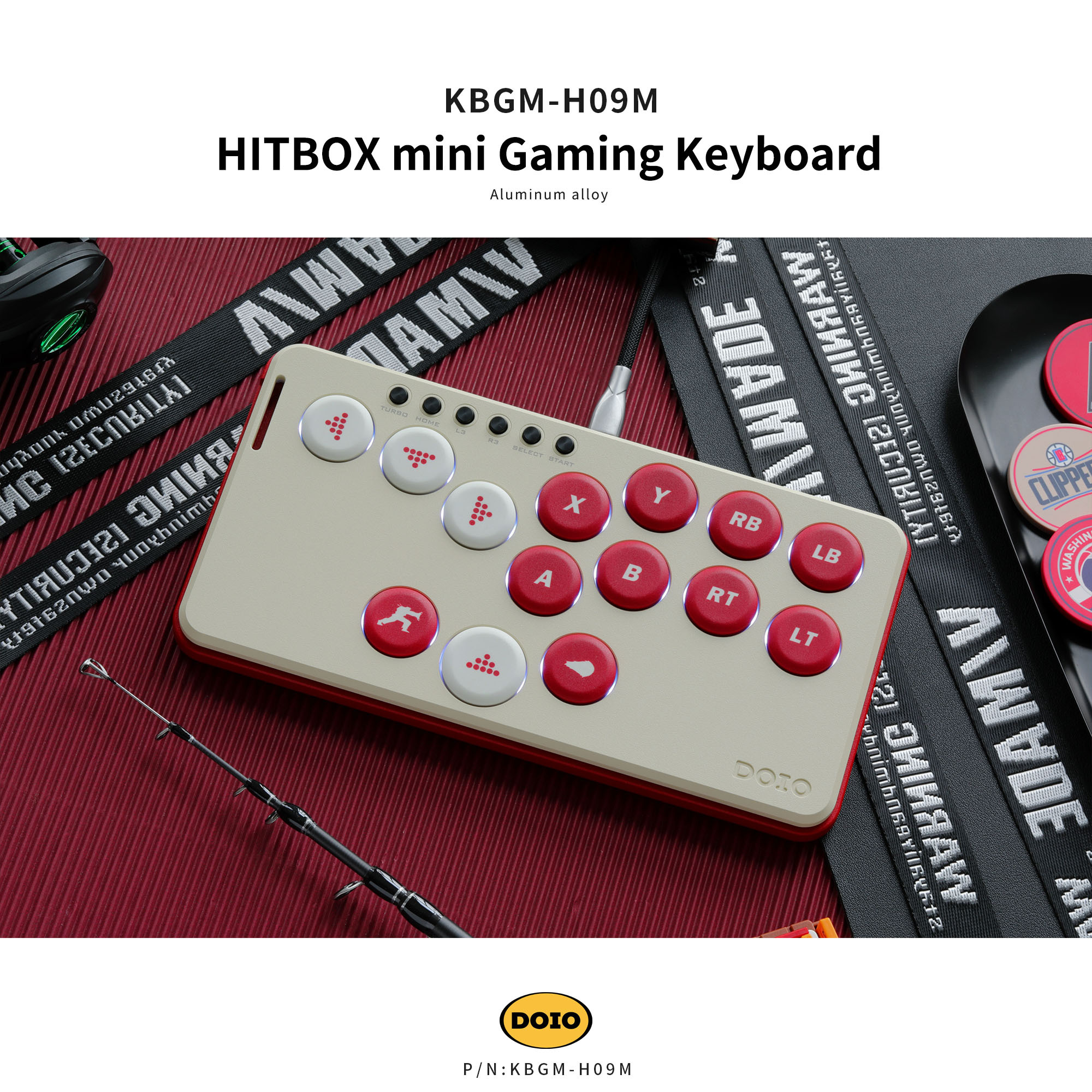 HITBOX mini Gaming Peripheral KBGM-H09M