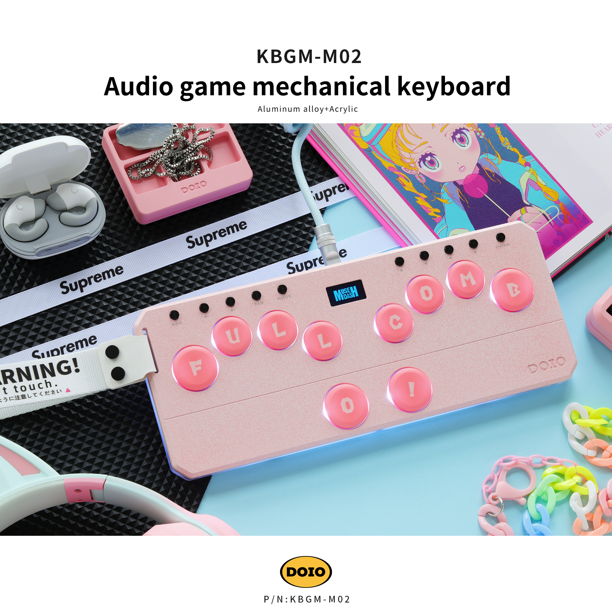 Audio Game Keyboard KBGM-M02