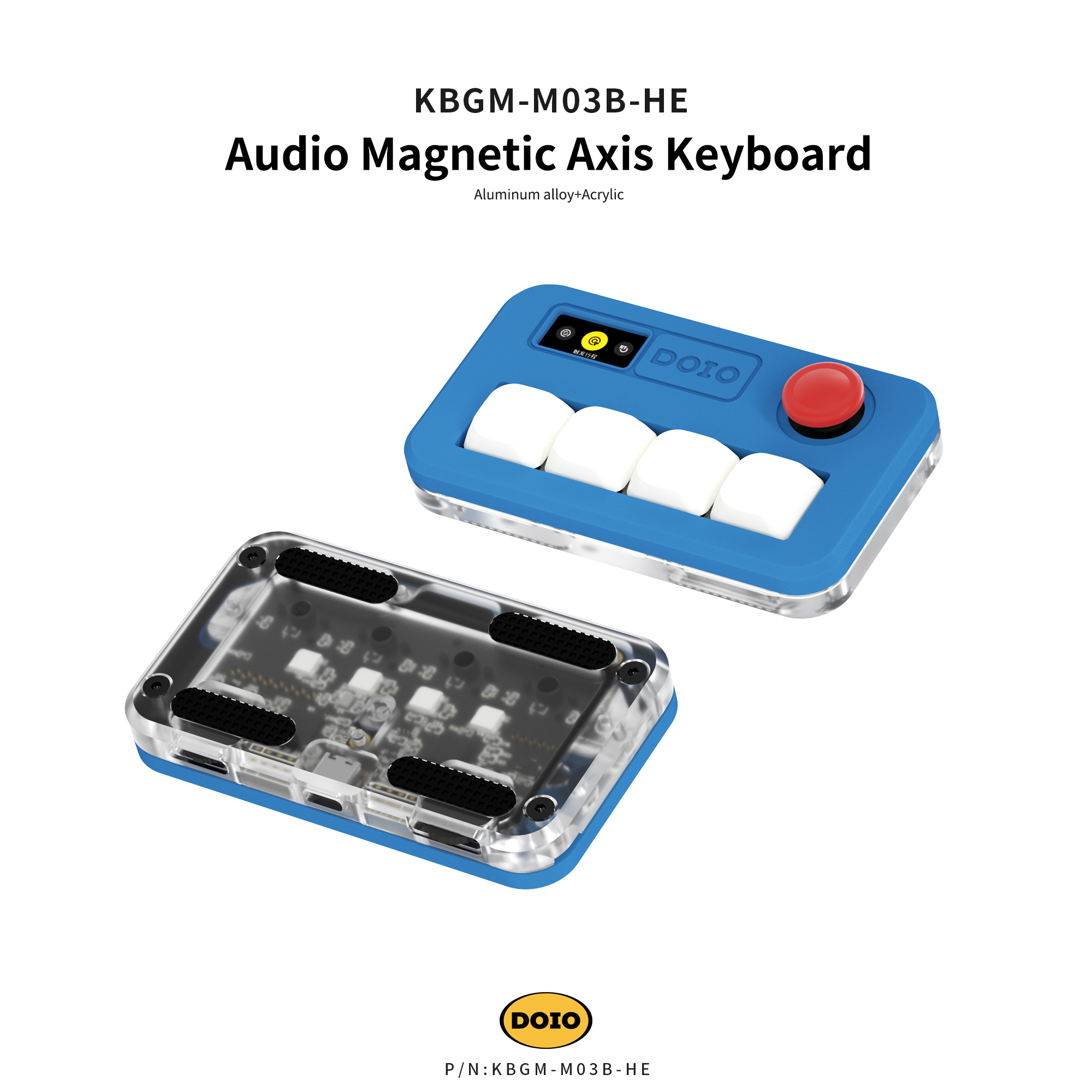 Audio Game Keyboard KBGM-M03A/B-HE