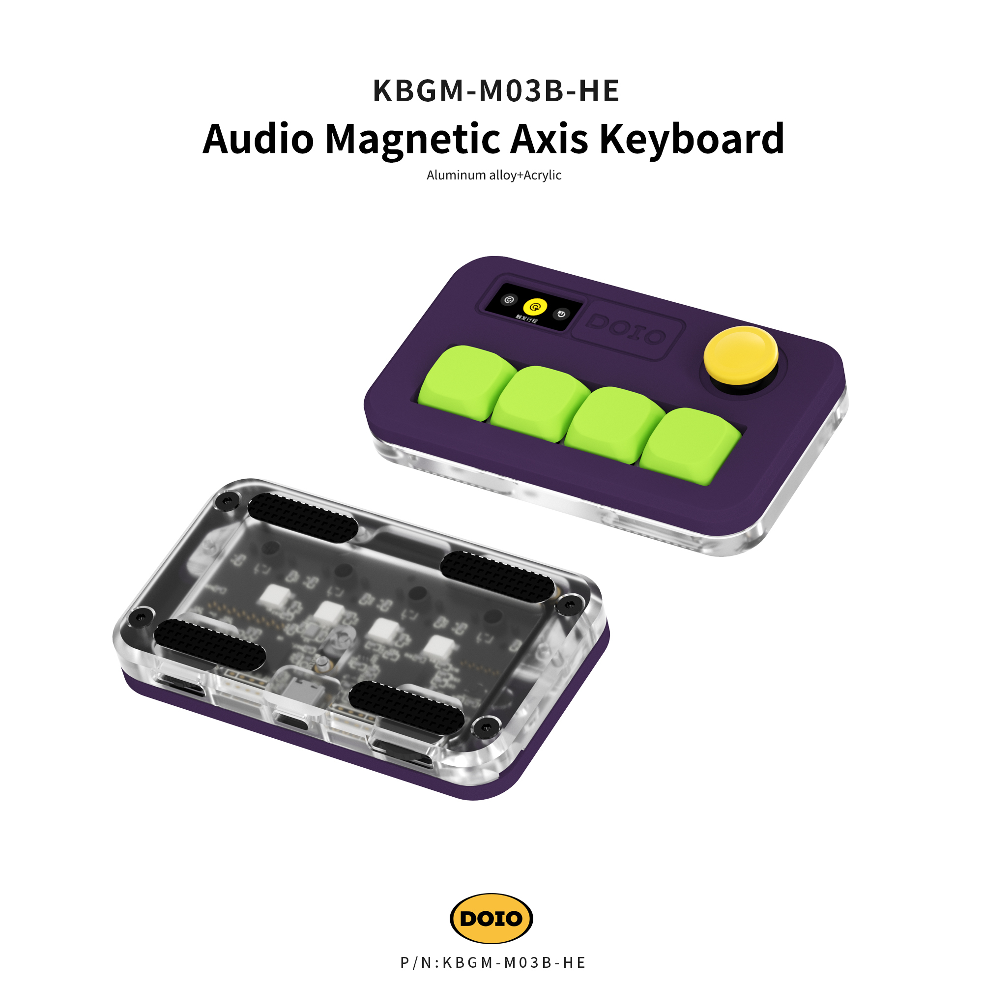 Audio Game Keyboard KBGM-M03A/B-HE