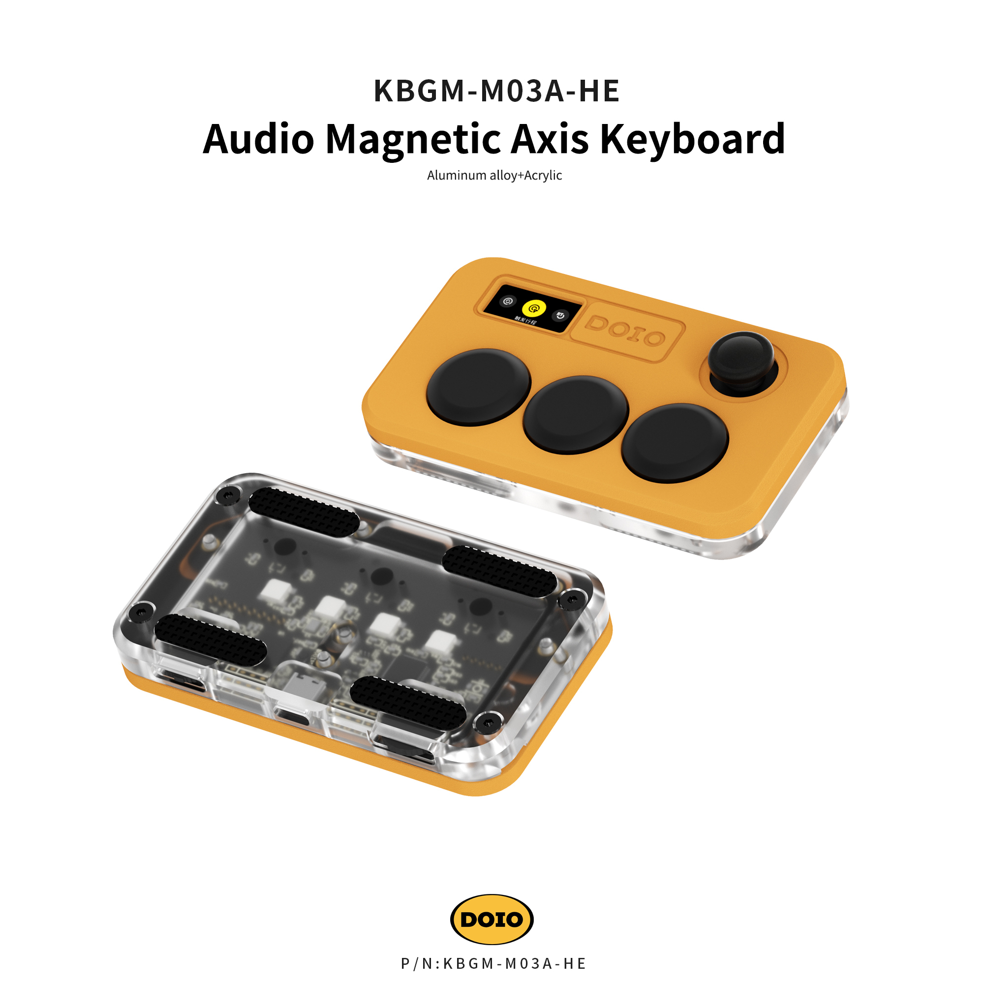 Audio Game Keyboard KBGM-M03A/B-HE