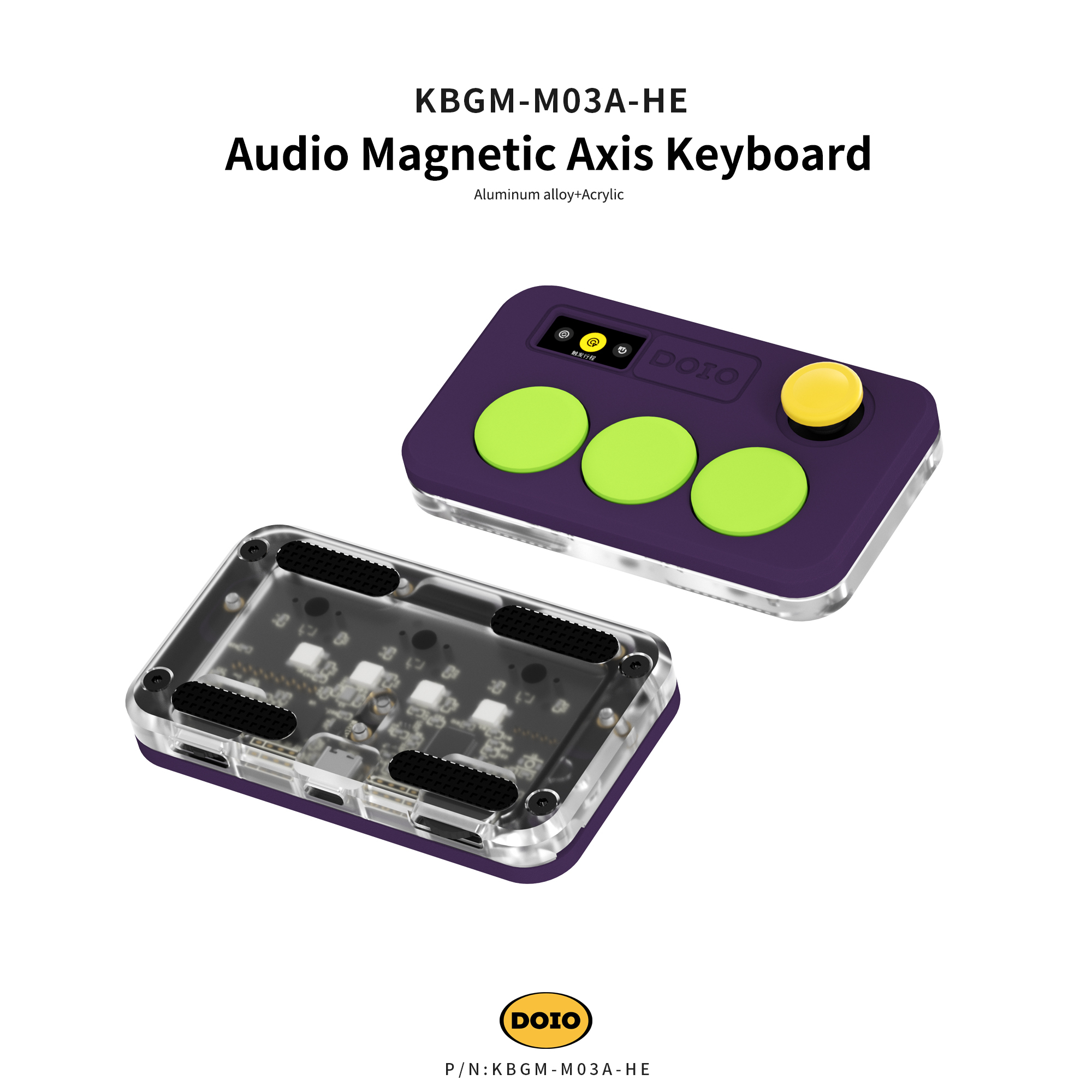 Audio Game Keyboard KBGM-M03A/B-HE