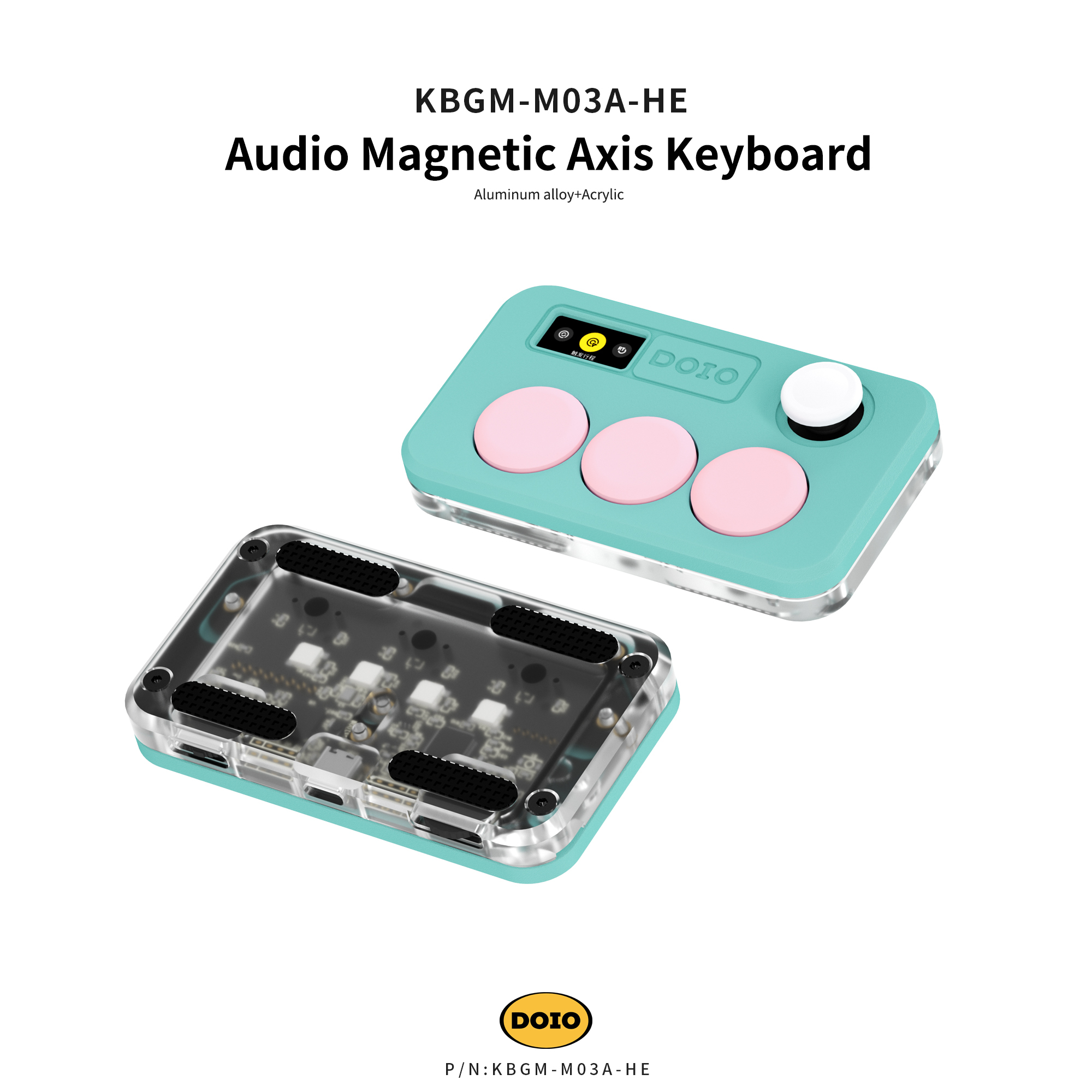 Audio Game Keyboard KBGM-M03A/B-HE