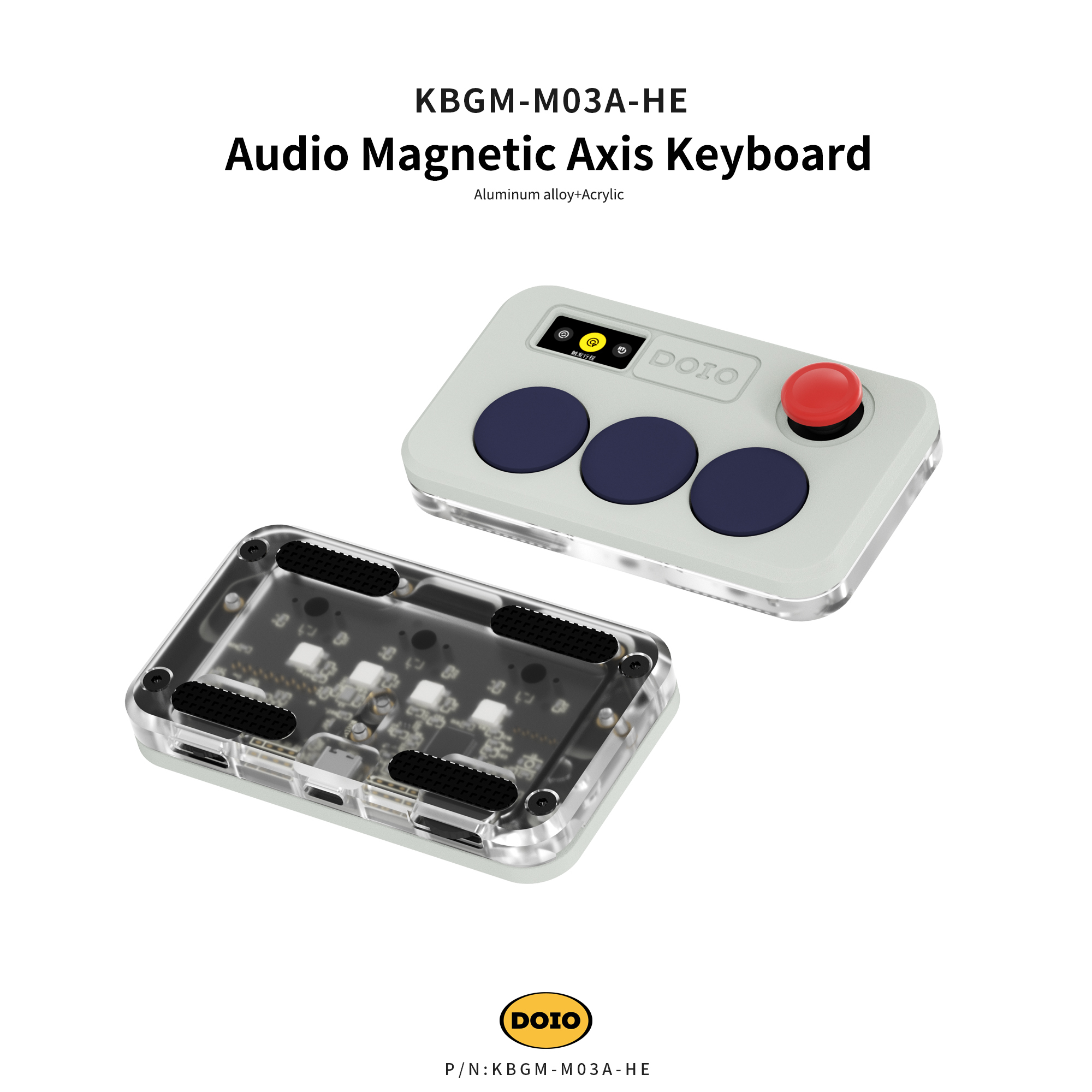 Audio Game Keyboard KBGM-M03A/B-HE