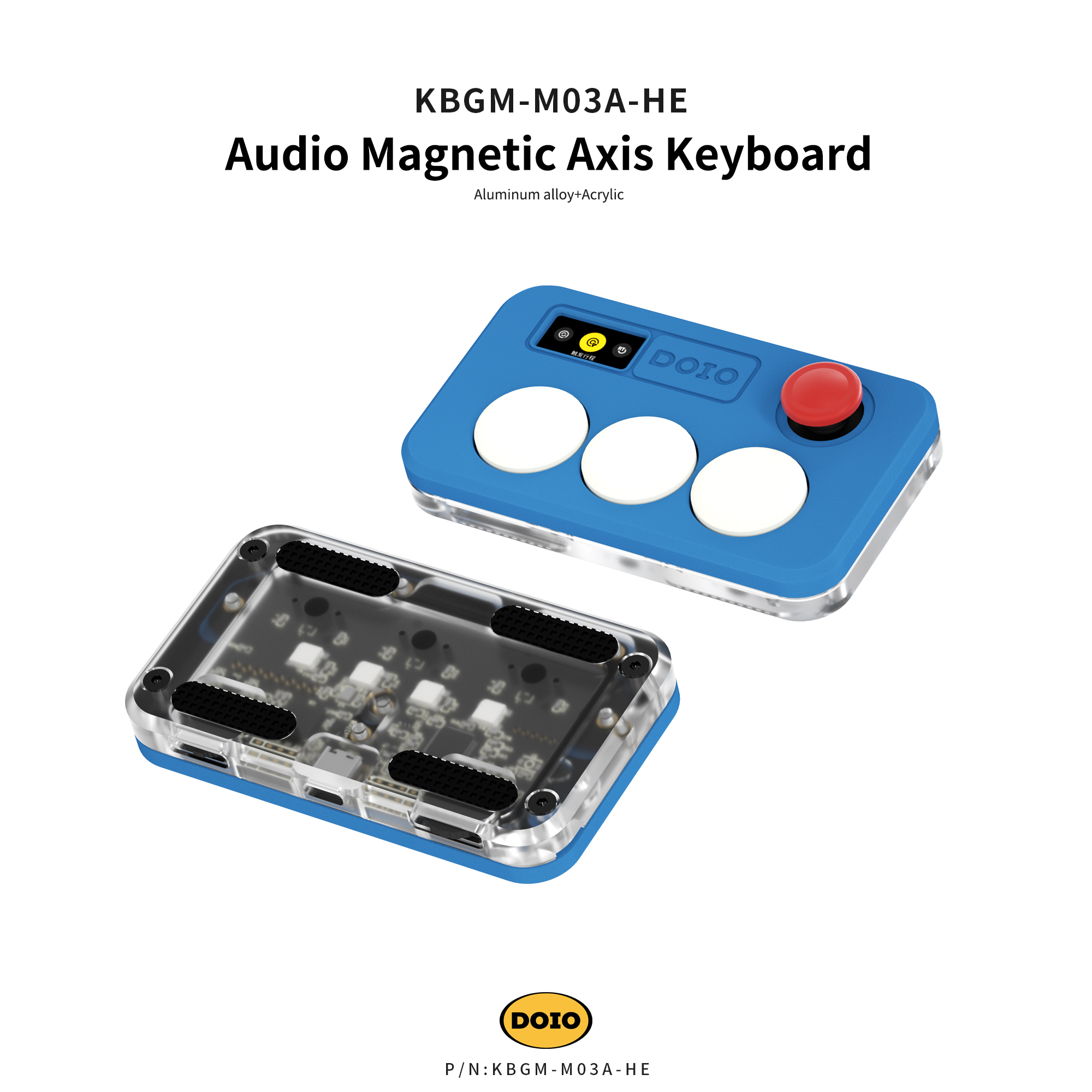 Audio Game Keyboard KBGM-M03A/B-HE