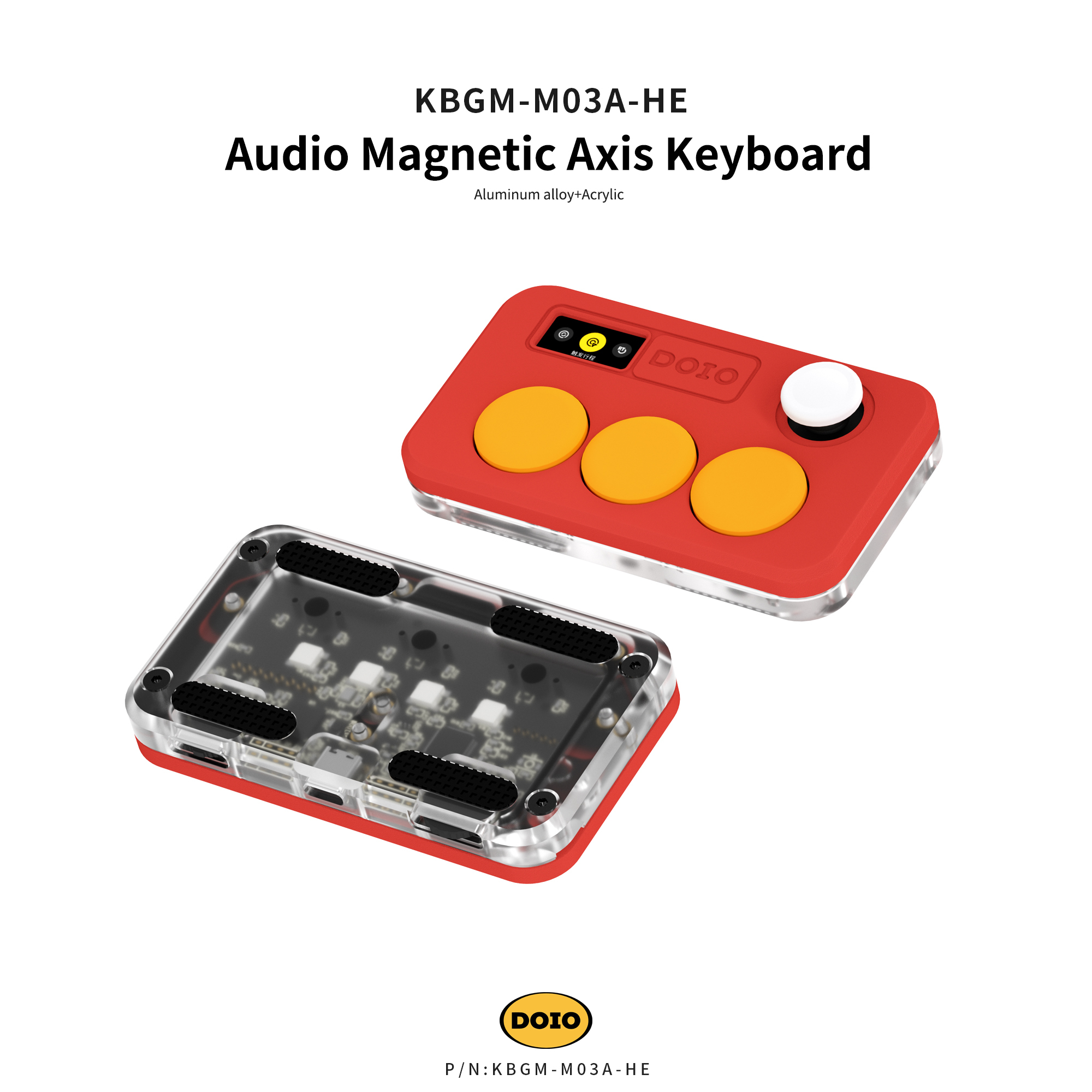 Audio Game Keyboard KBGM-M03A/B-HE