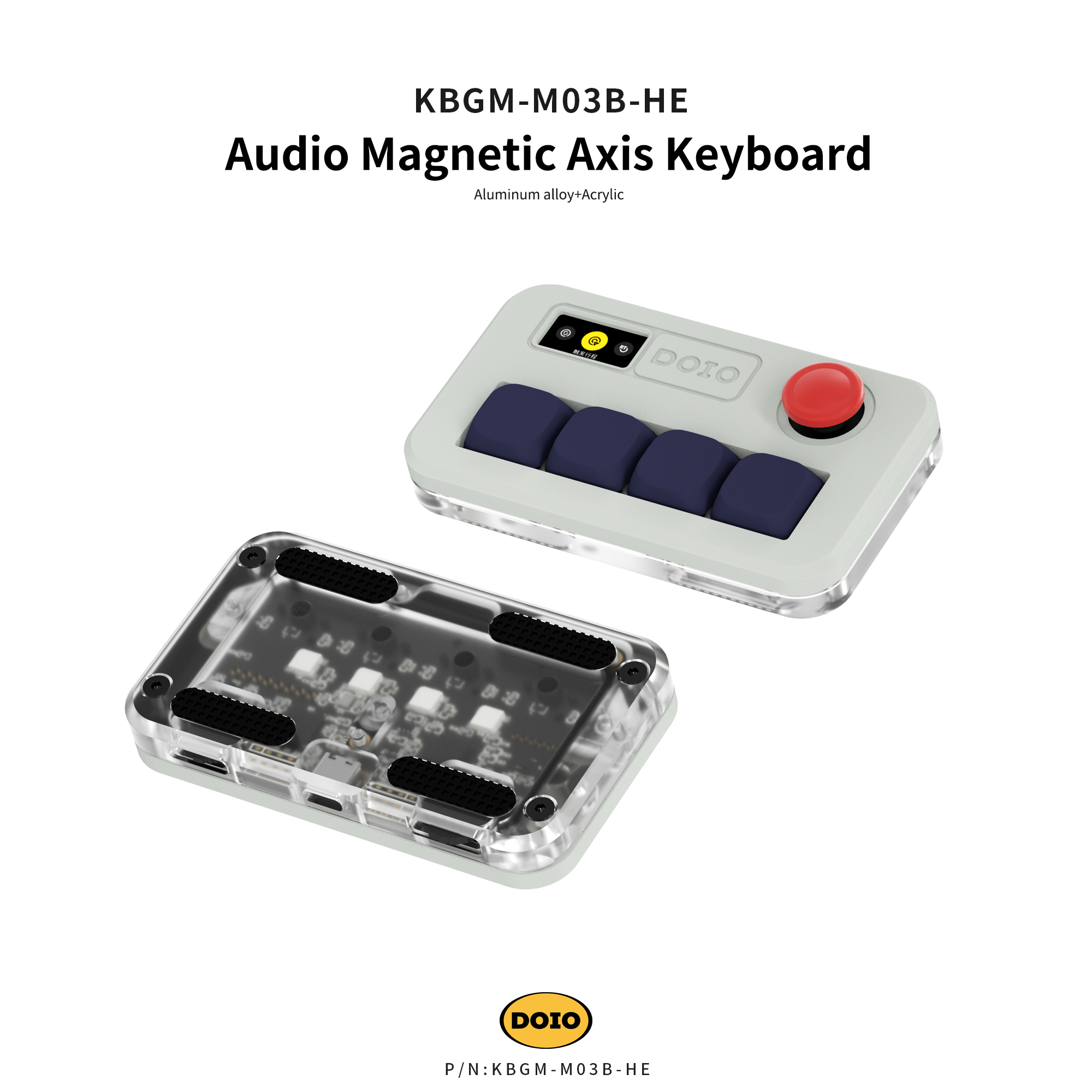Audio Game Keyboard KBGM-M03A/B-HE