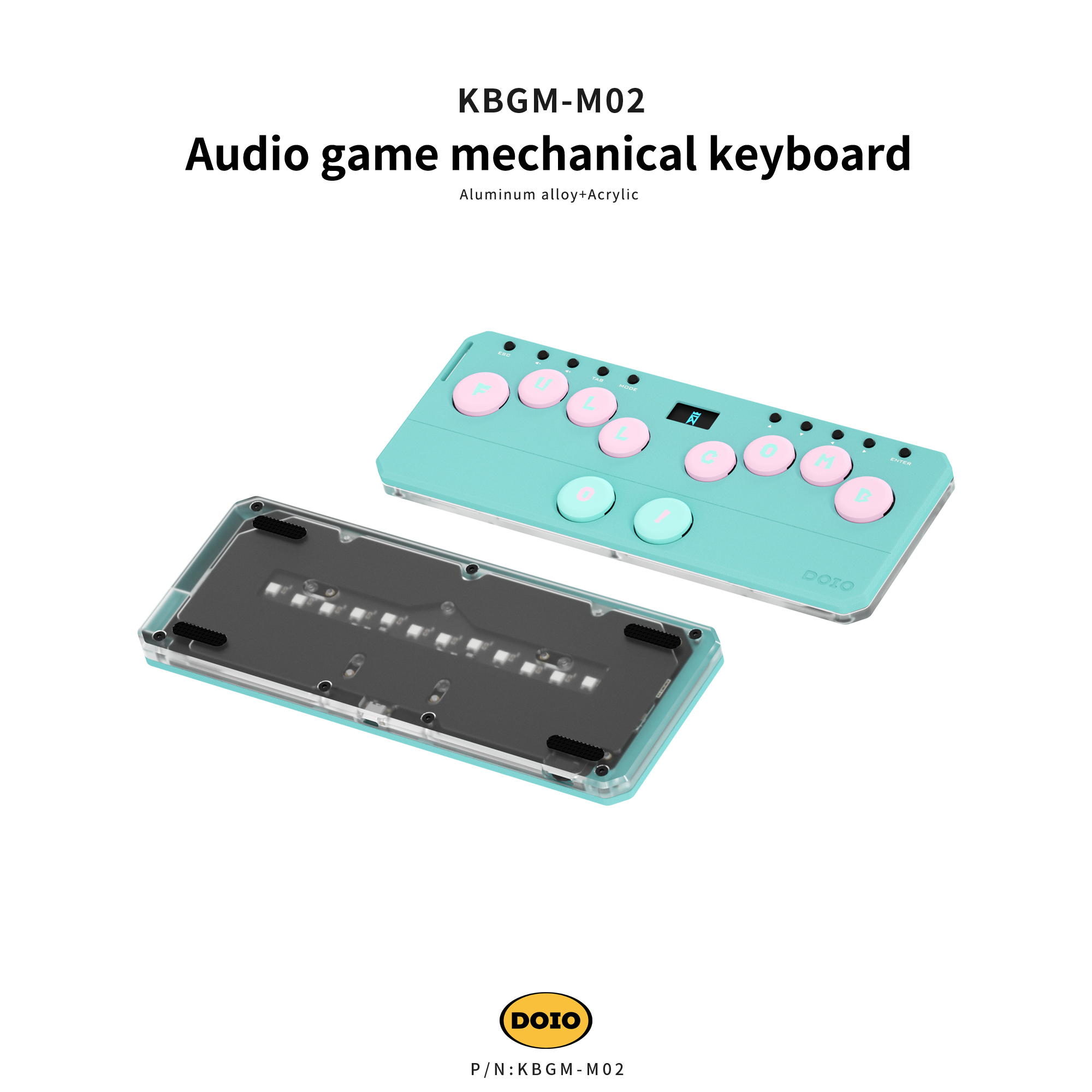 Audio Game Keyboard KBGM-M02
