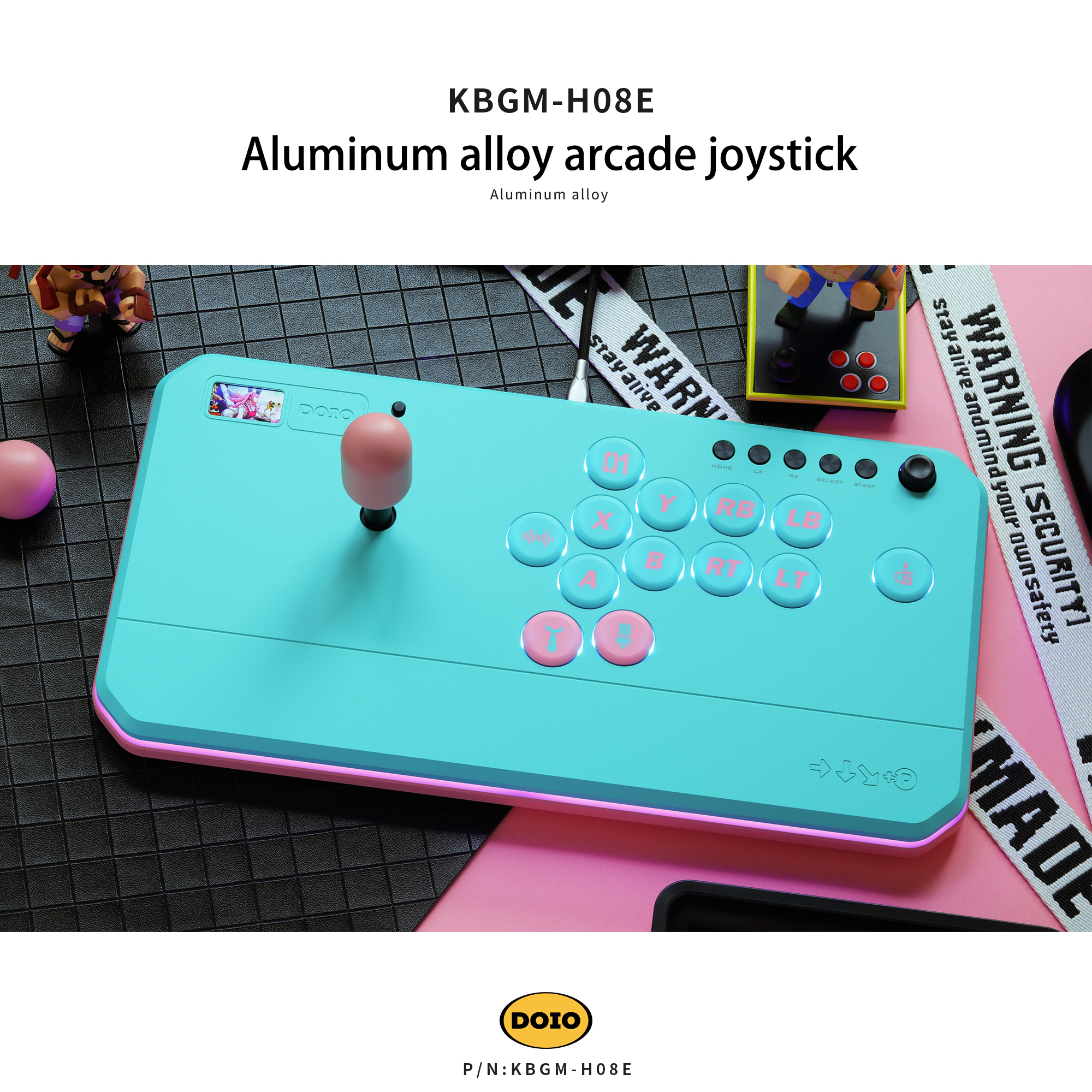 Aluminum alloy arcade joystick KBGM-H08E