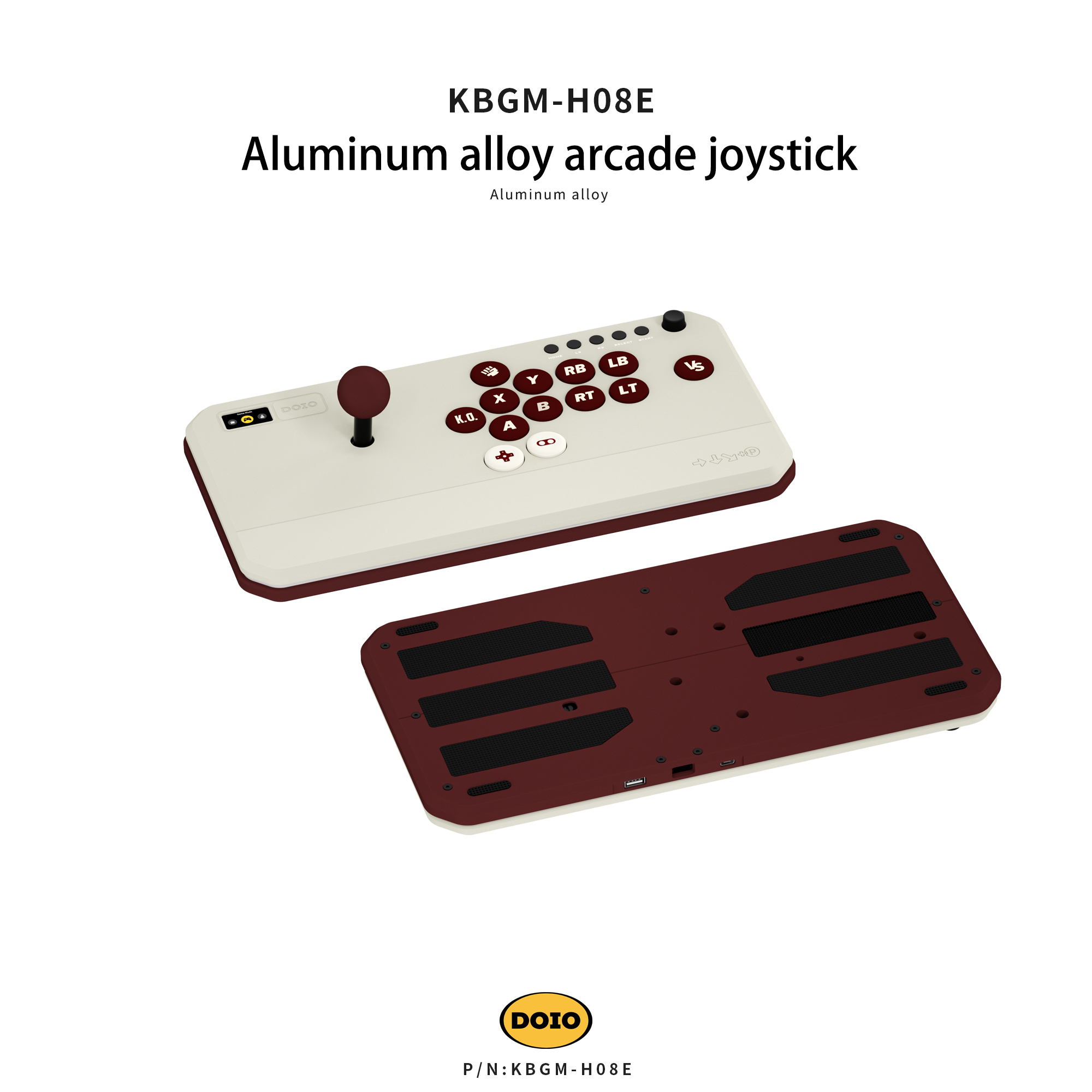 Aluminum alloy arcade joystick KBGM-H08E