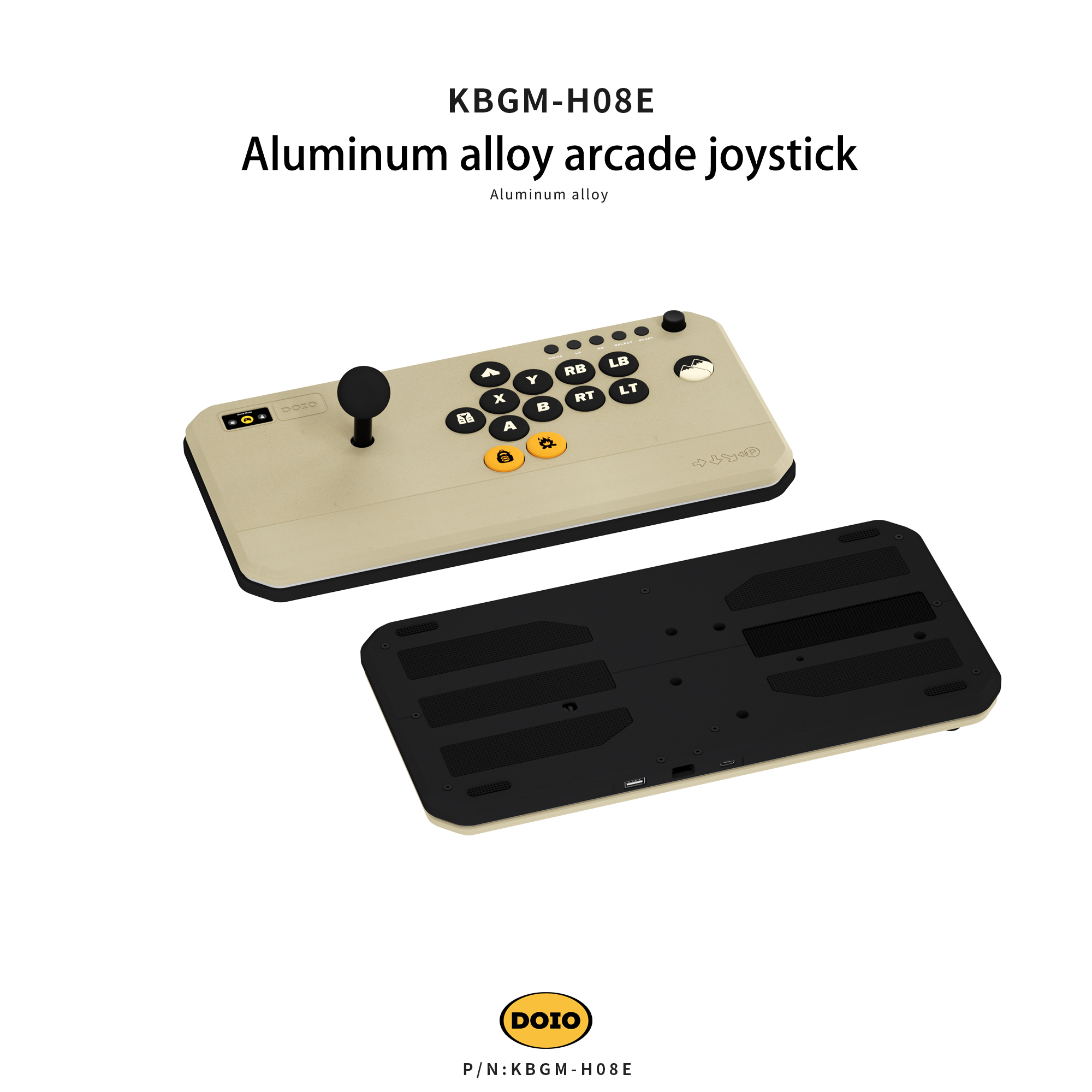 Aluminum alloy arcade joystick KBGM-H08E