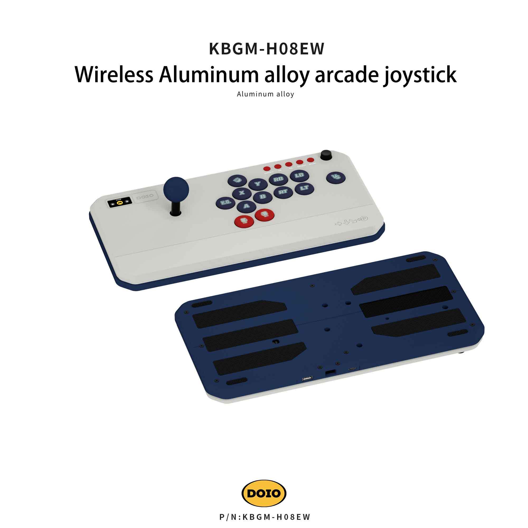 Aluminum alloy arcade joystick KBGM-H08EW