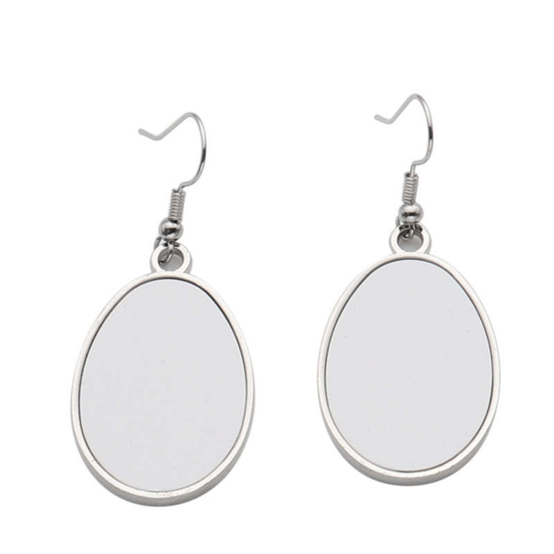 MER03-Sublimation Oval Earring