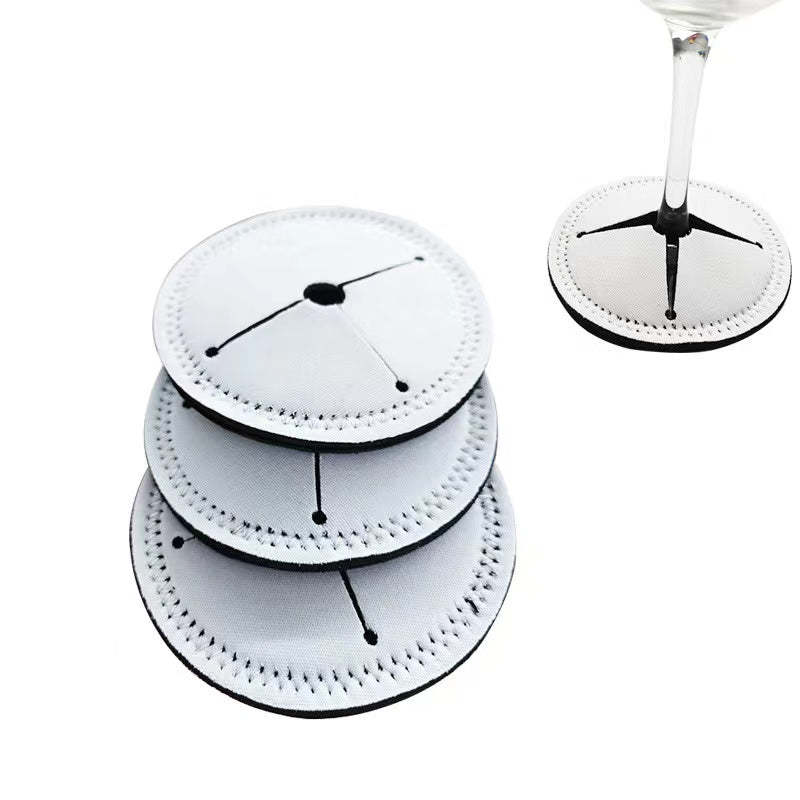 SNCD-Sublimation Neoprene Wine Glasses Coaster