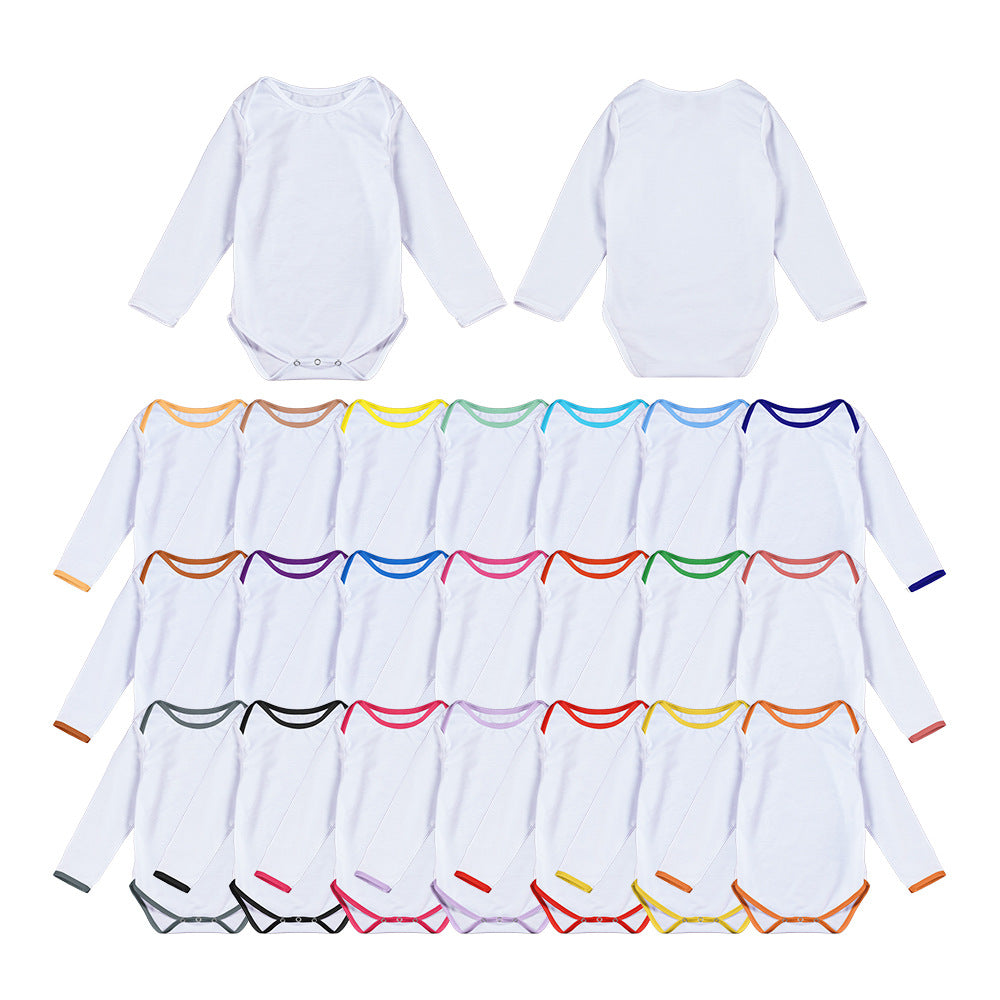 BDX11-Sublimation Colorful Long Sleeve Onesie