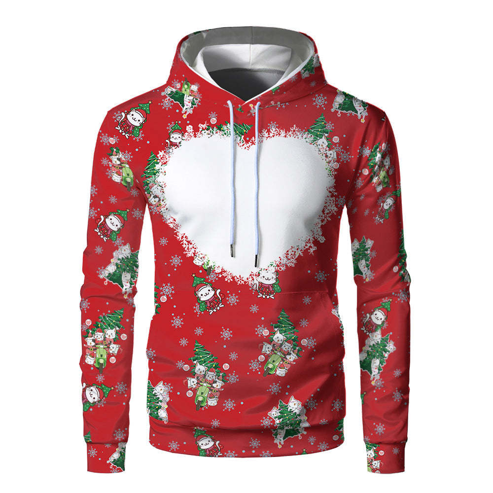 BHECD-Sublimation Christmas Bleach Hoodies