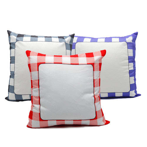 SPC17-Sublimation Plaid Pillow Cover