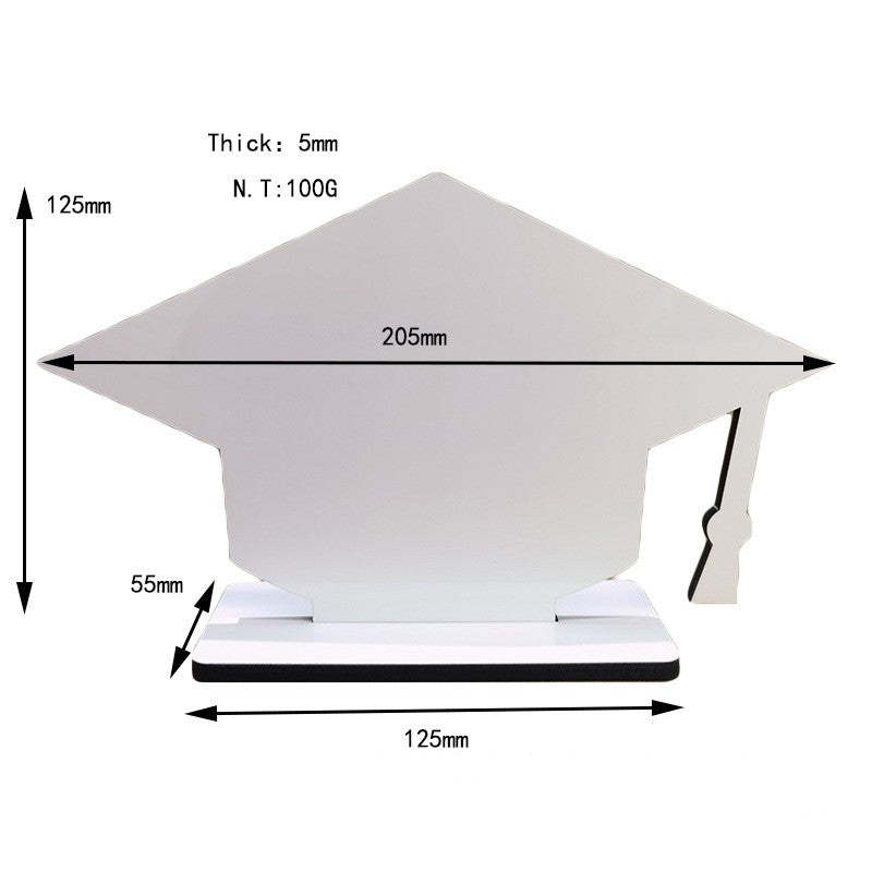 MDPF36-Sublimation MDF GRAD CAP Photo Frame