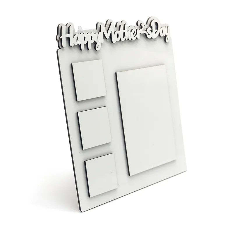 MDPF51-Sublimation Happy Mother's Day Photo Frame