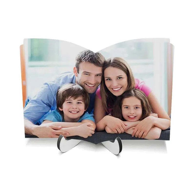 MDPF49-Sublimation Book Shape Photo Frame