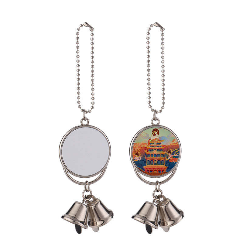 ACH08-Sublimation Car Charm With Bell