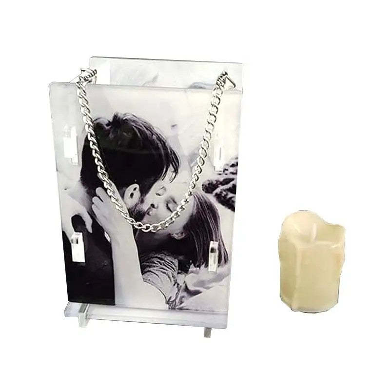 LEDF-Sublimation Acrylic Lamp With LED Candle