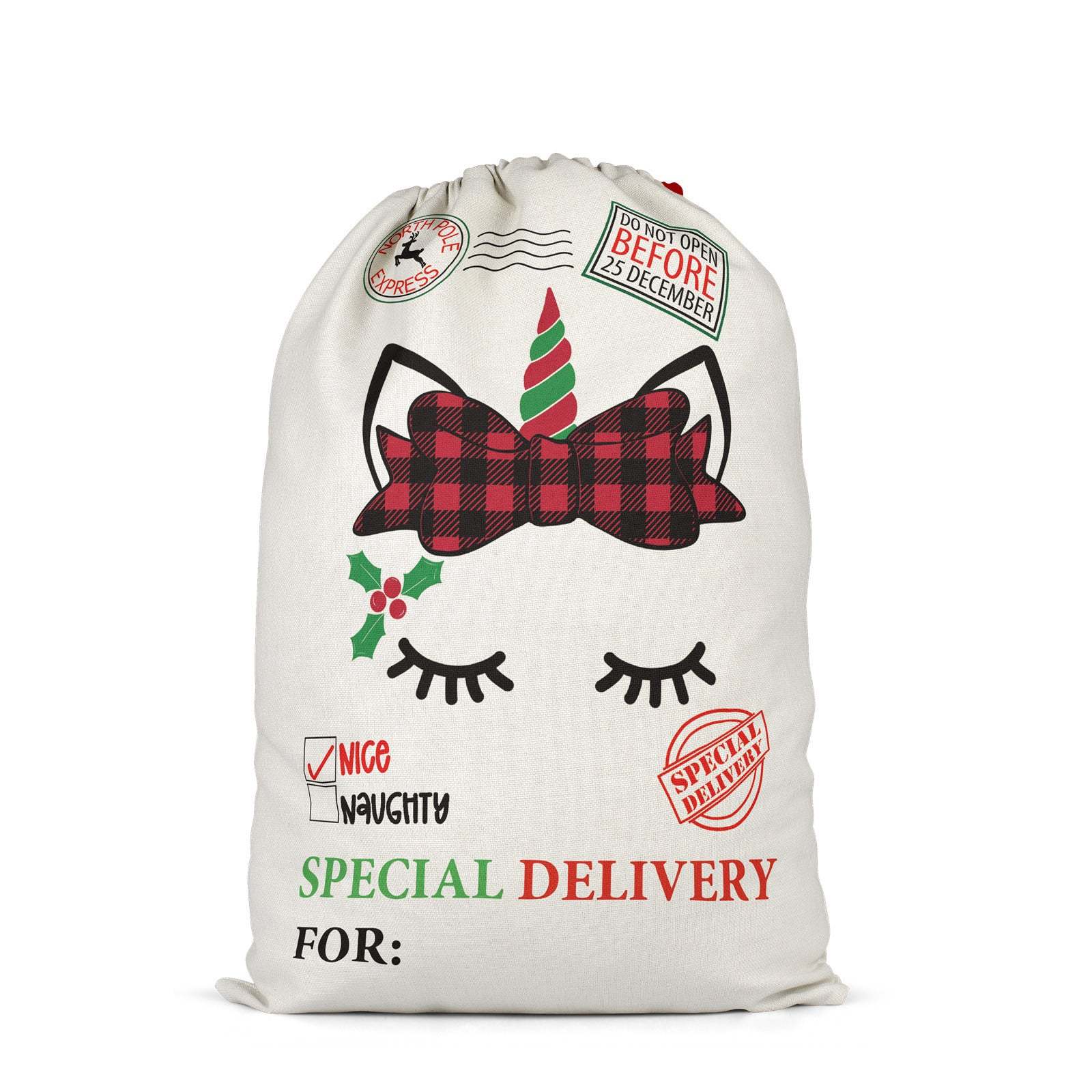 SSQ44-Sublimation Christmas Santa Sack