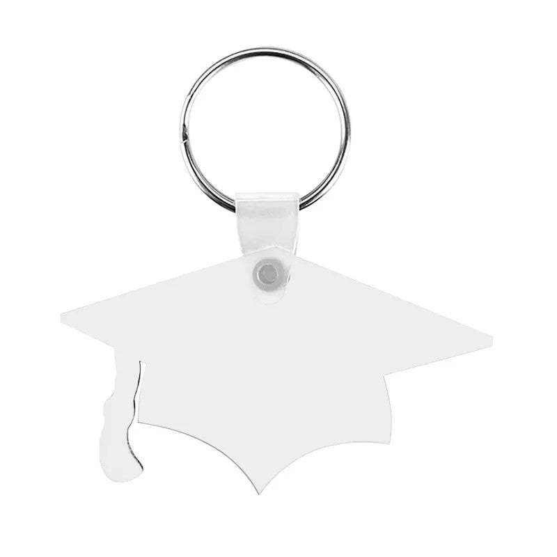 KRP29-Sublimation MDF Grad Cap KeyChain