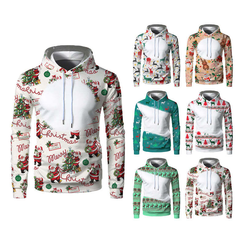 BHECA-Sublimation Christmas Bleach Hoodies