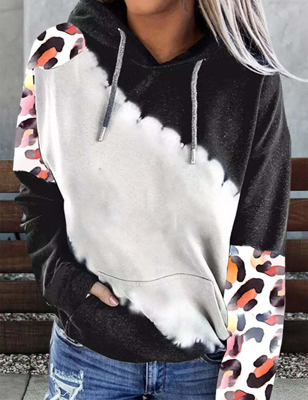 BHEGA-Sublimation Bleach Hoodies
