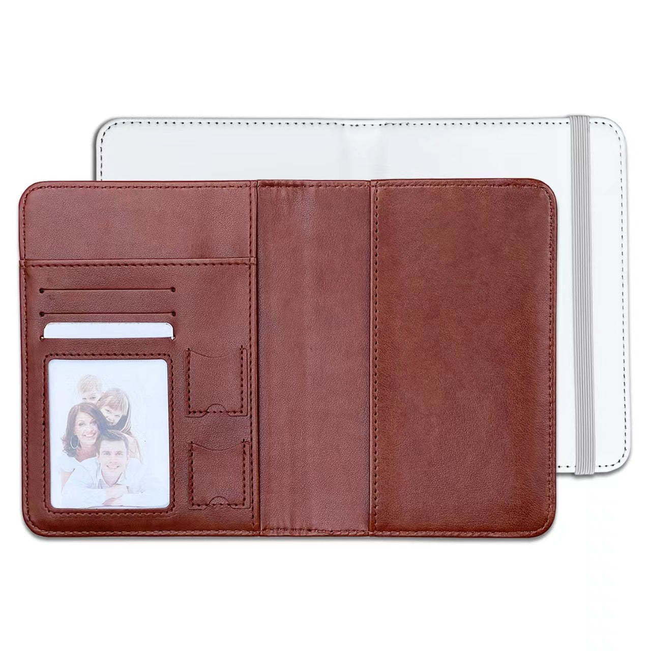 PUPH06-Sublimation PU Leather Passport Holder