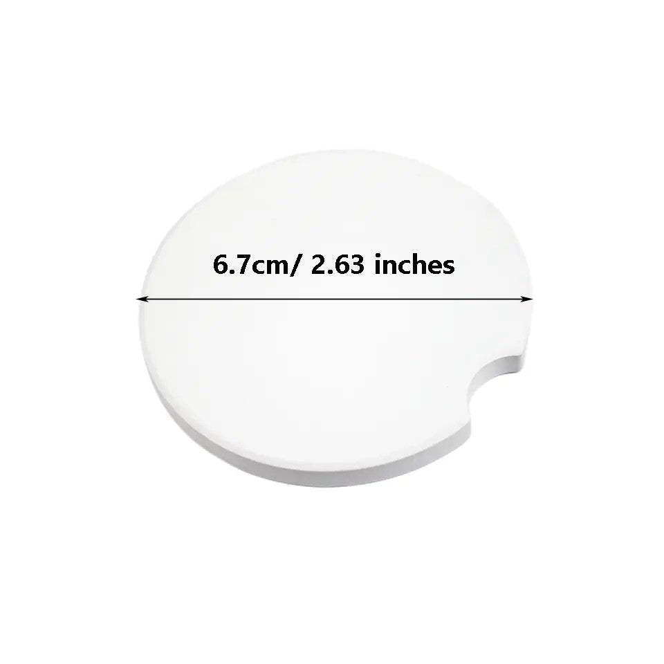 PUT03-Sublimation Cermaic Car Coaster