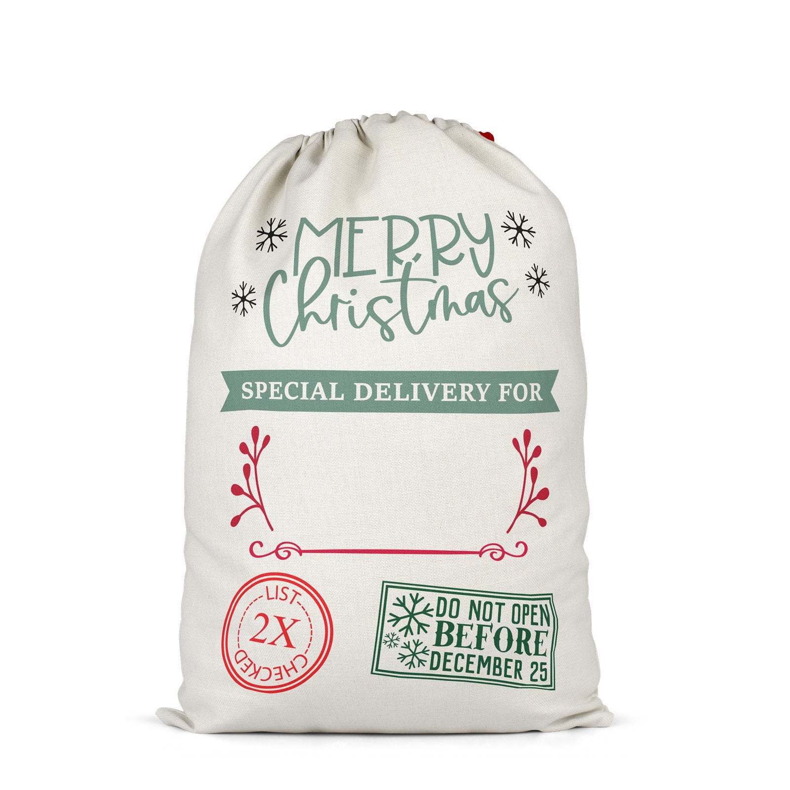 SSQ48-Sublimation Christmas Santa Sack