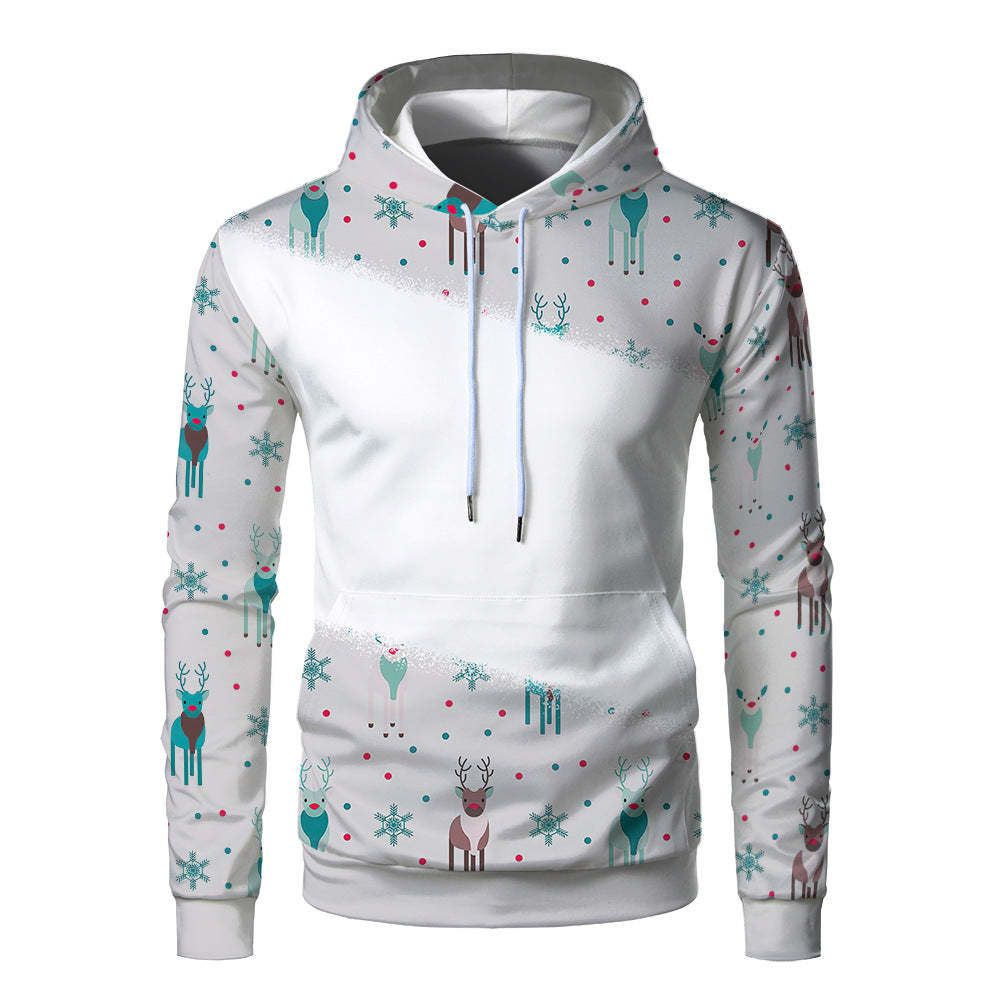 BHECD-Sublimation Christmas Bleach Hoodies