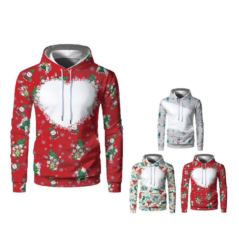 BHECD-Sublimation Christmas Bleach Hoodies