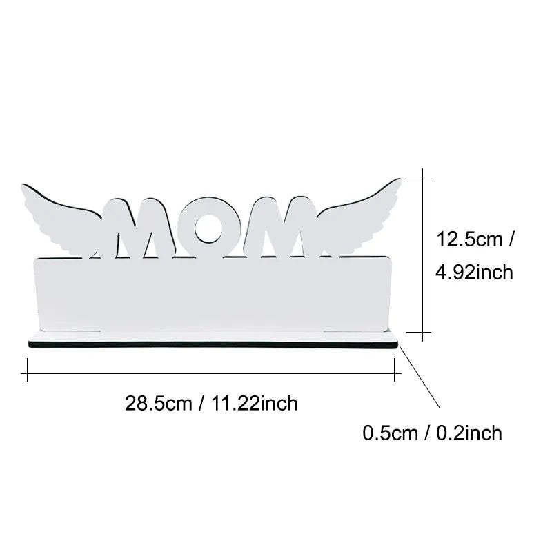 MDPF40-Sublimation MDF Mom With Feather