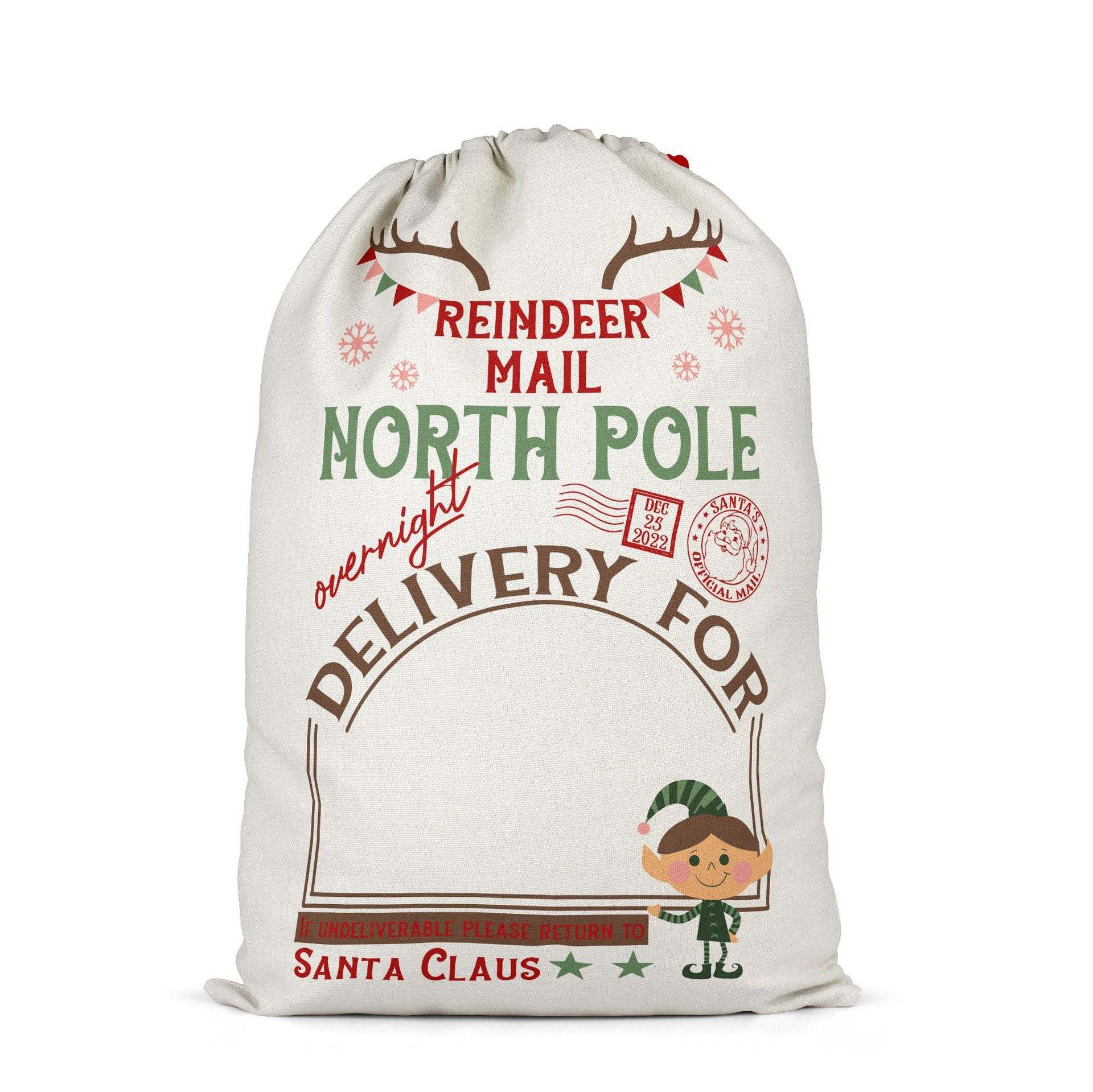 SSQ50-Sublimation Christmas Santa Sack
