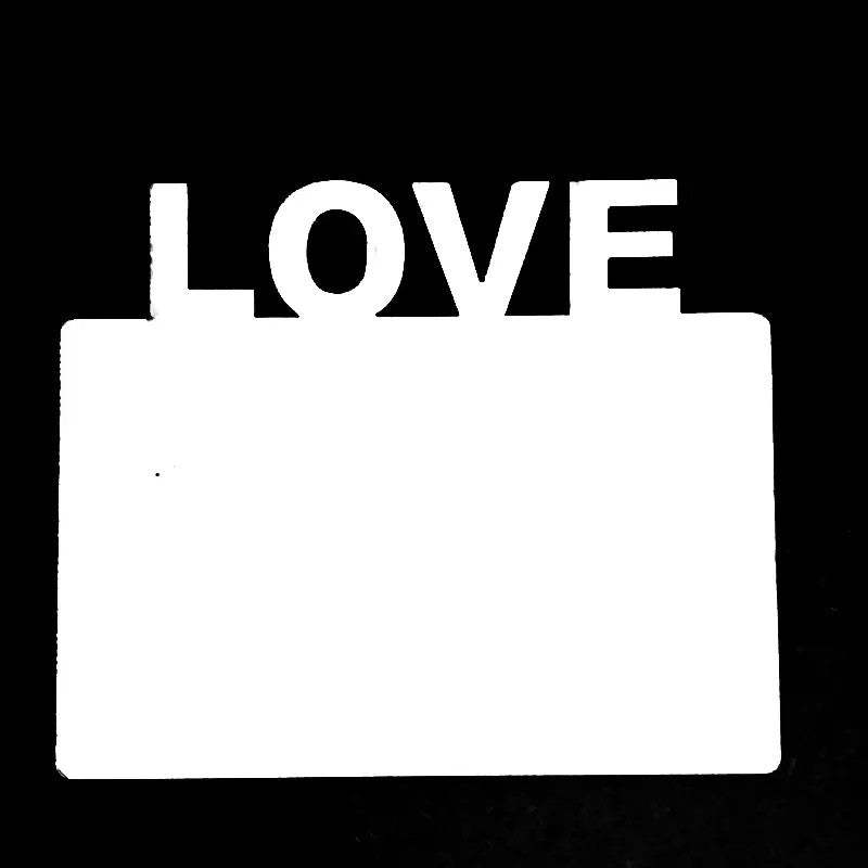 MDPF10-Sublimation MDF LOVE Photo Frame