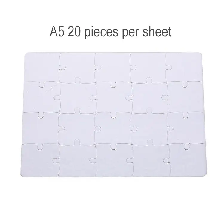 PZE11-Sublimation A5 Puzzle 20/40/80 Pieces