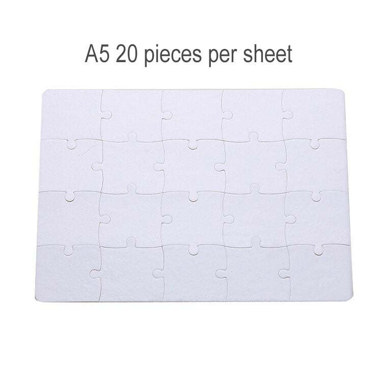 PZE11-Sublimation A5 Puzzle 20/40/80 Pieces