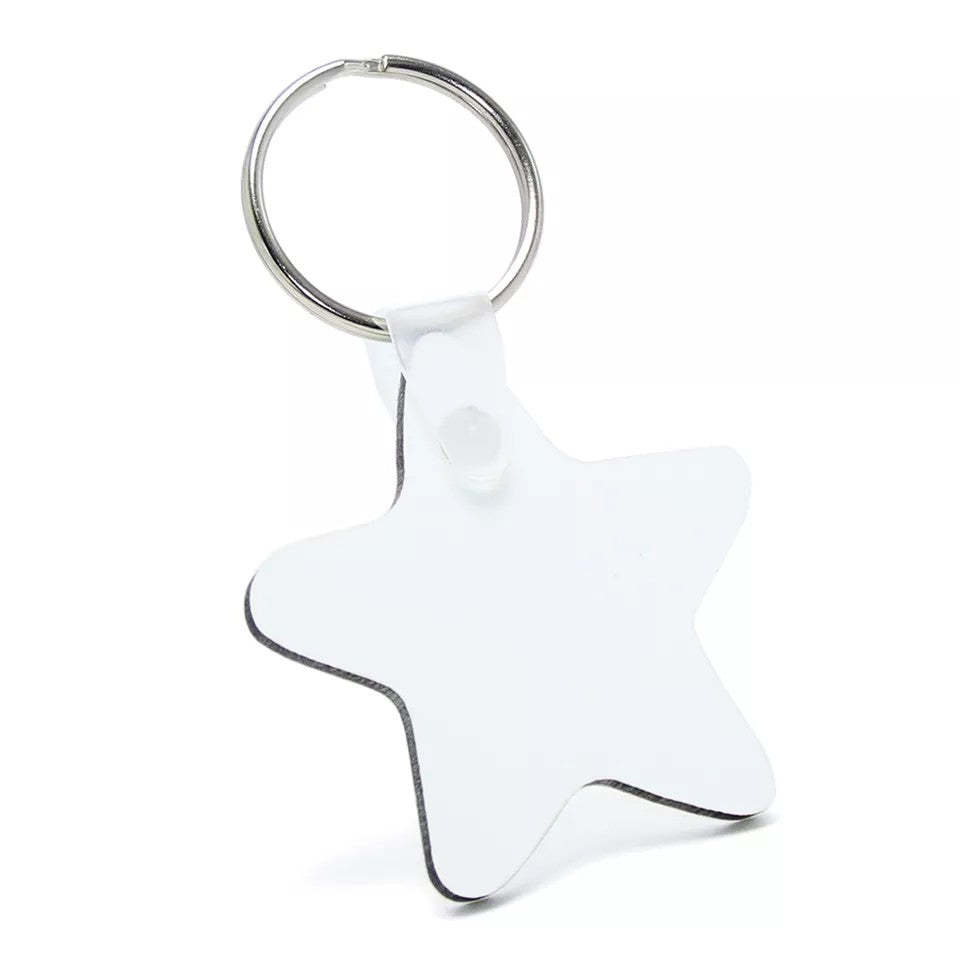 KRP11-Sublimation MDF Star Key Ring