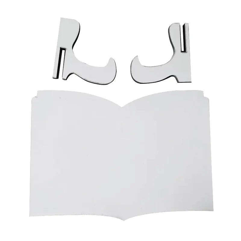 MDPF49-Sublimation Book Shape Photo Frame