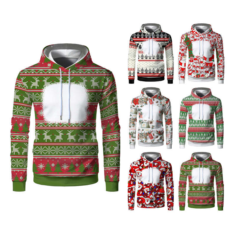 HODBC-Sublimation Bleach Hoodies For Christmas