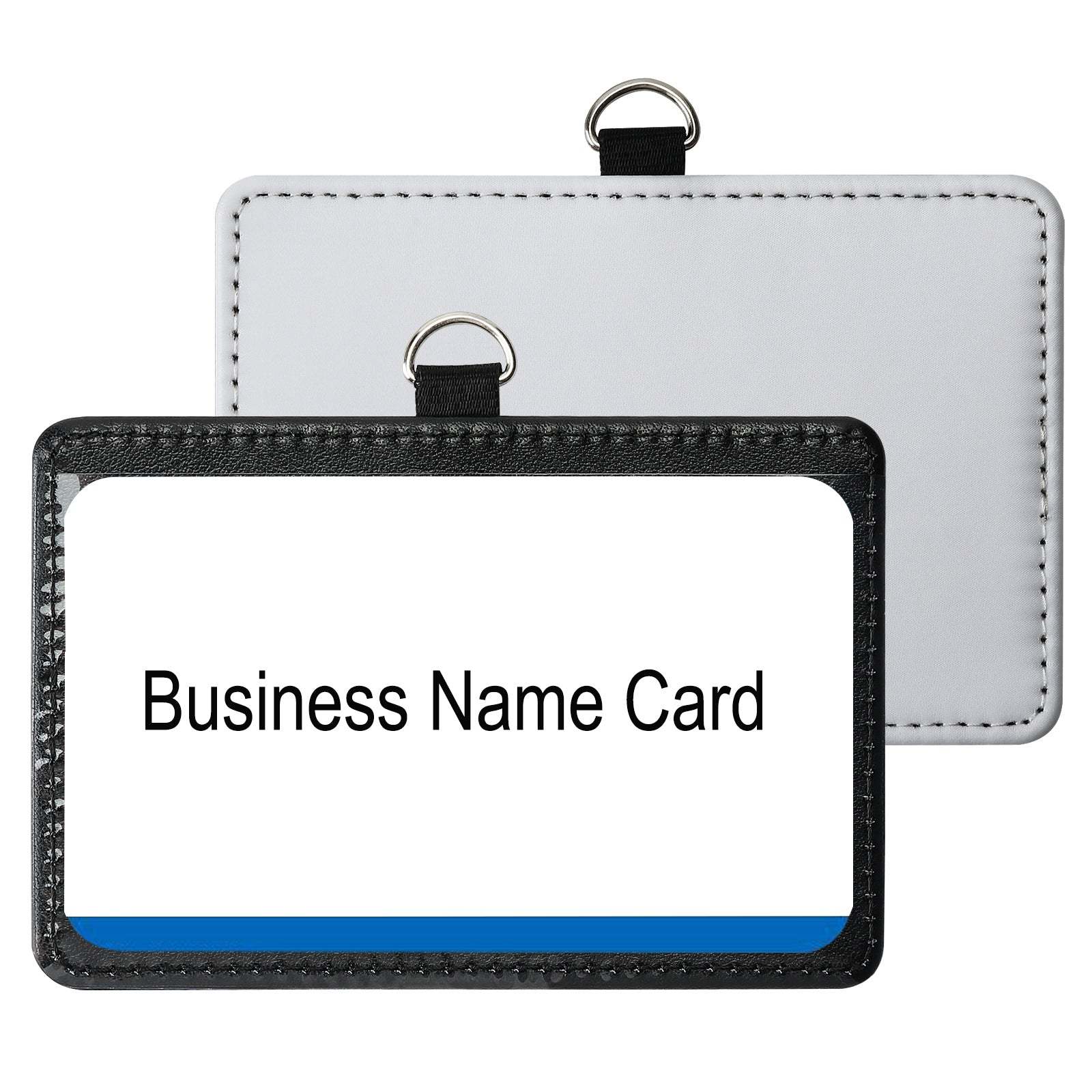 PUC11-Sublimation PU Leather Business Name Card Holder