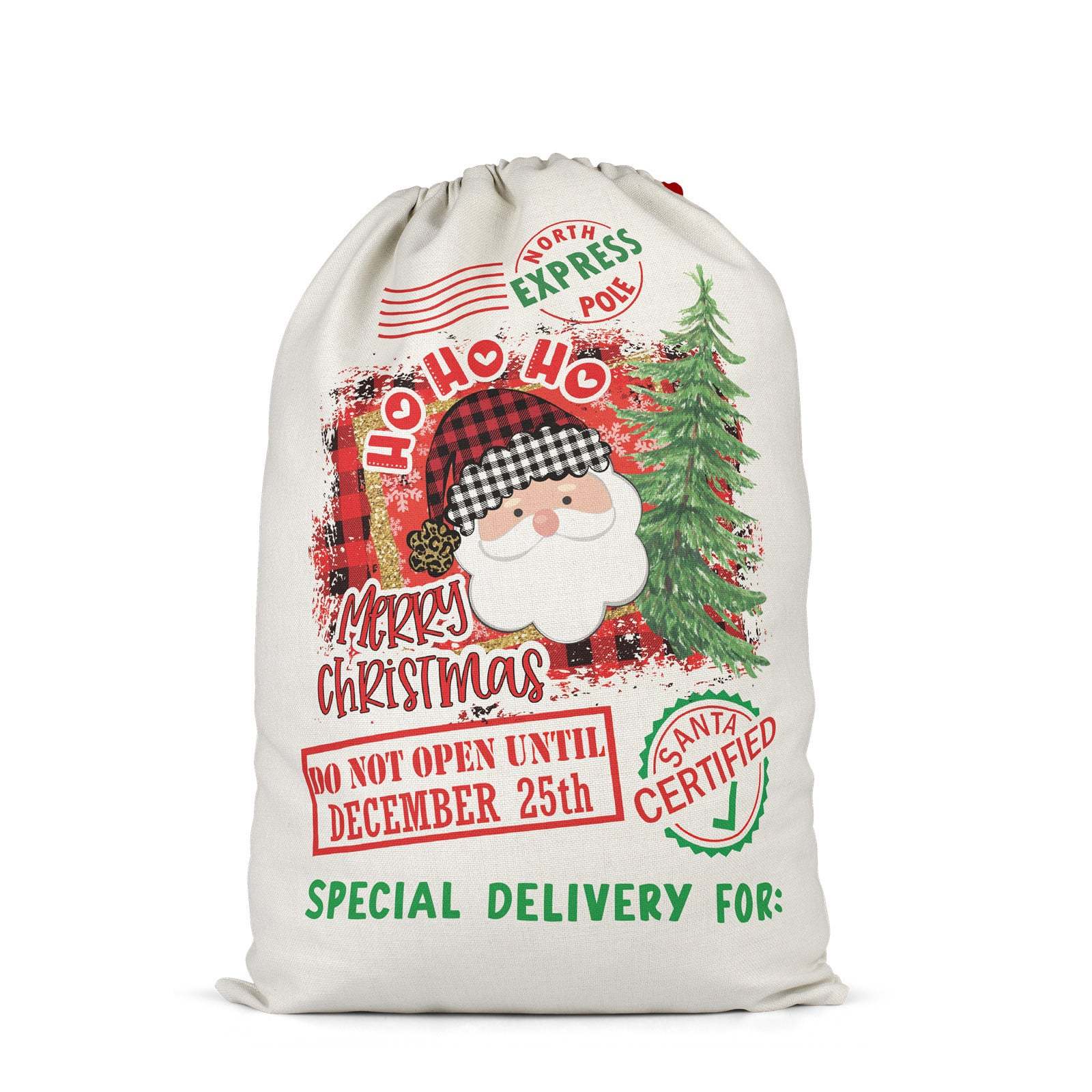 SSQ44-Sublimation Christmas Santa Sack